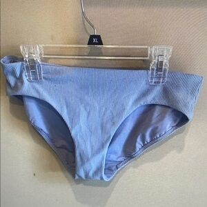 Lululemon 6 Bikini Bottoms Clear Waters Bottom Size 6 Blue Chambray